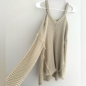 Quinn Off-the-Shoulder Cream Sweater